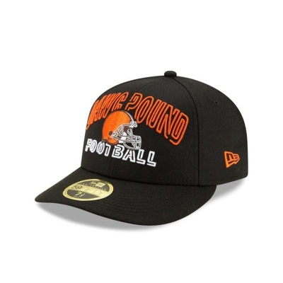 Sapca New Era Cleveland Browns NFL NFL Draft Alternate Low Profile 59FIFTY Fitted - Negrii